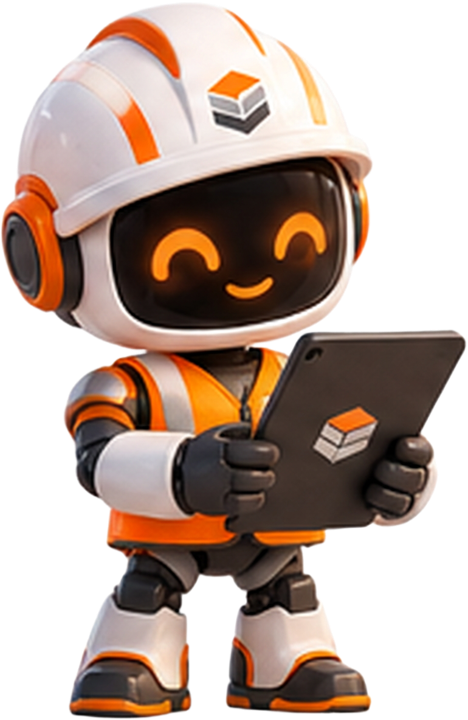 Civvio, the Civvio AI project engineer, checking a tablet